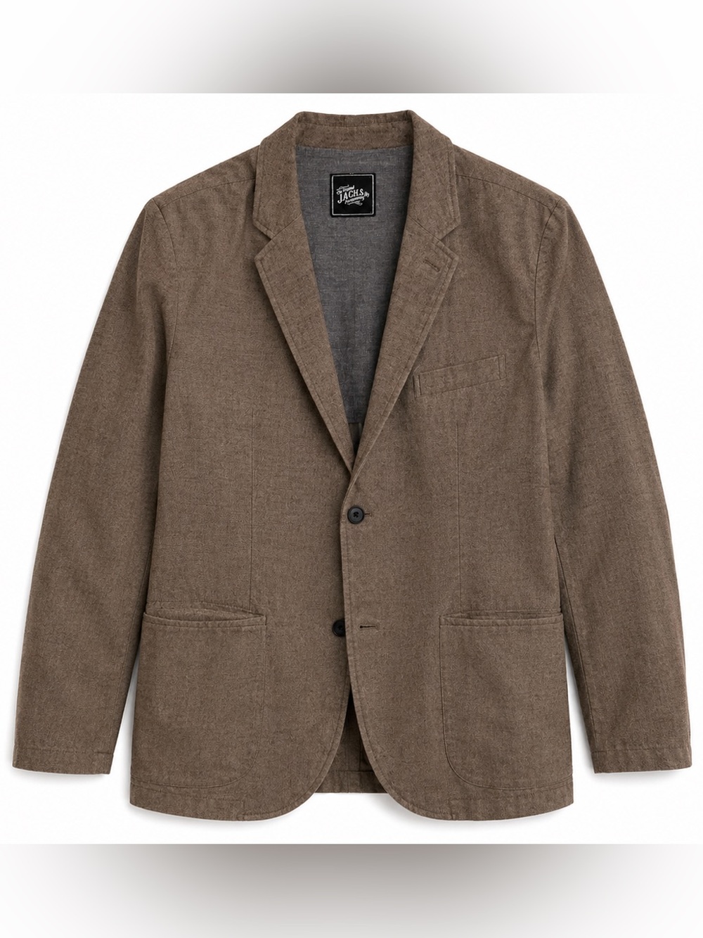 JACHS‎ Original Brown Cotton Blazer Sport Coat Men’s Medium Casual 2 Button